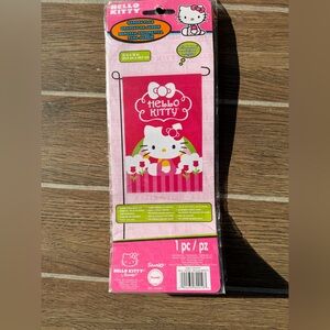 Sanrio Pink Hello Kitty Floral Flag